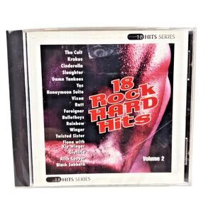 18 Rock Hard Hits, Vol. 2 by Various Artists (CD, Warner Music) Sealed NOS